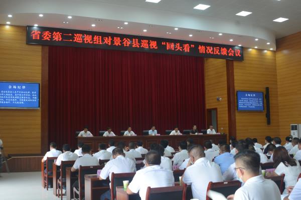 【从严治党】省委第二巡视组向景谷县委反馈巡视“回头看”情况